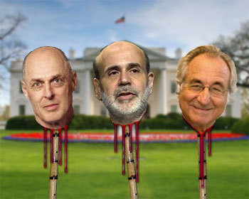 heads on sticks